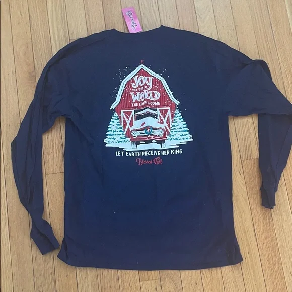 Blessed Girl Women's Long Sleeve Tee - Black - Picture 2 of 3